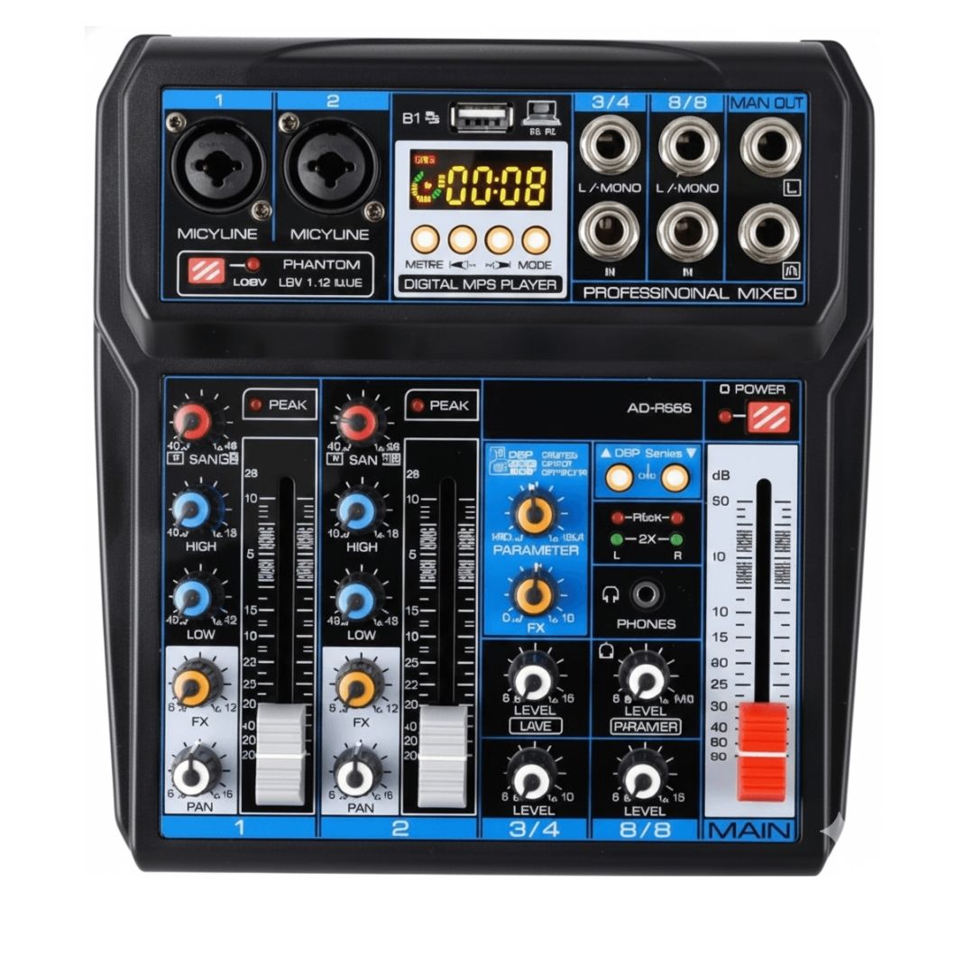 CONSOLA QXT-PS6-MIXER DSP ITALY AUDIO 6 CANALES