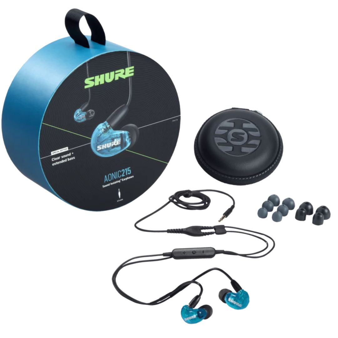 AUDIFONOS IN EARS SE215DYBL AZUL SHURE