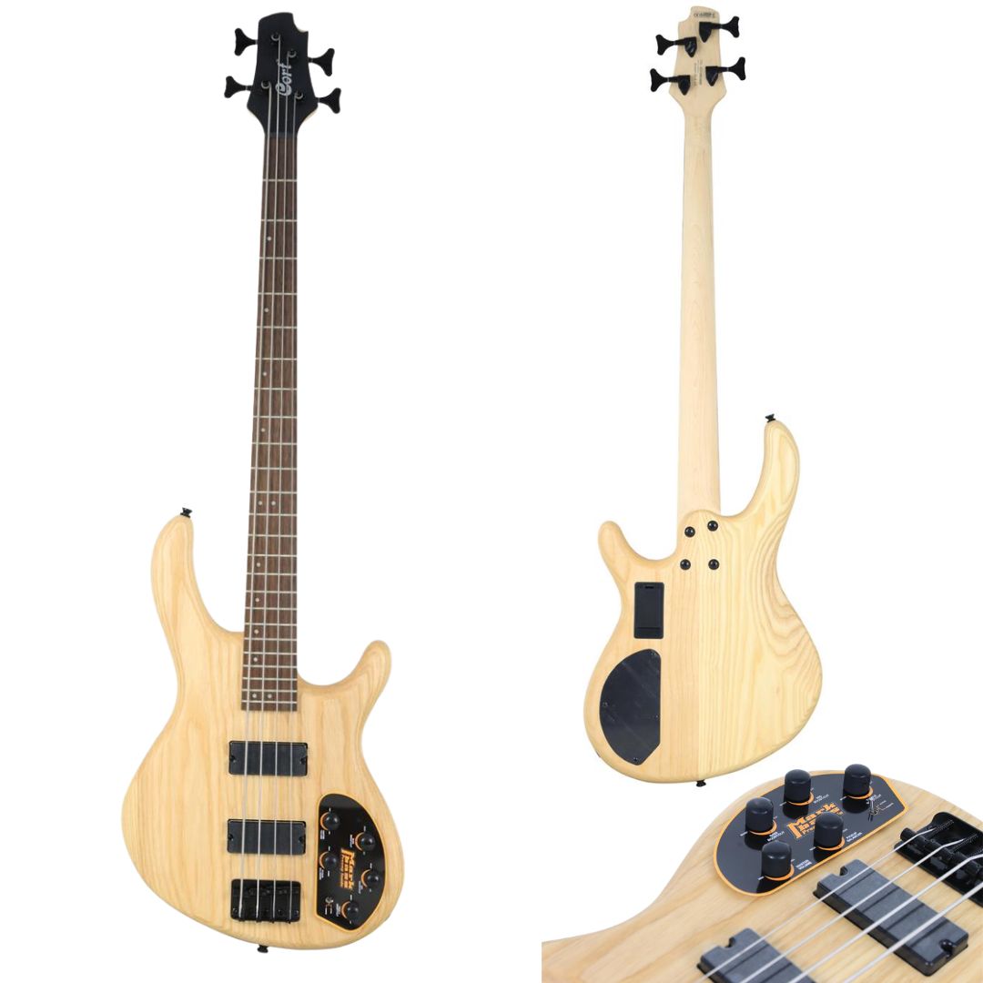 BAJO ELECTRICO CORT 4 CUERDAS ACTION AS NATURAL OP