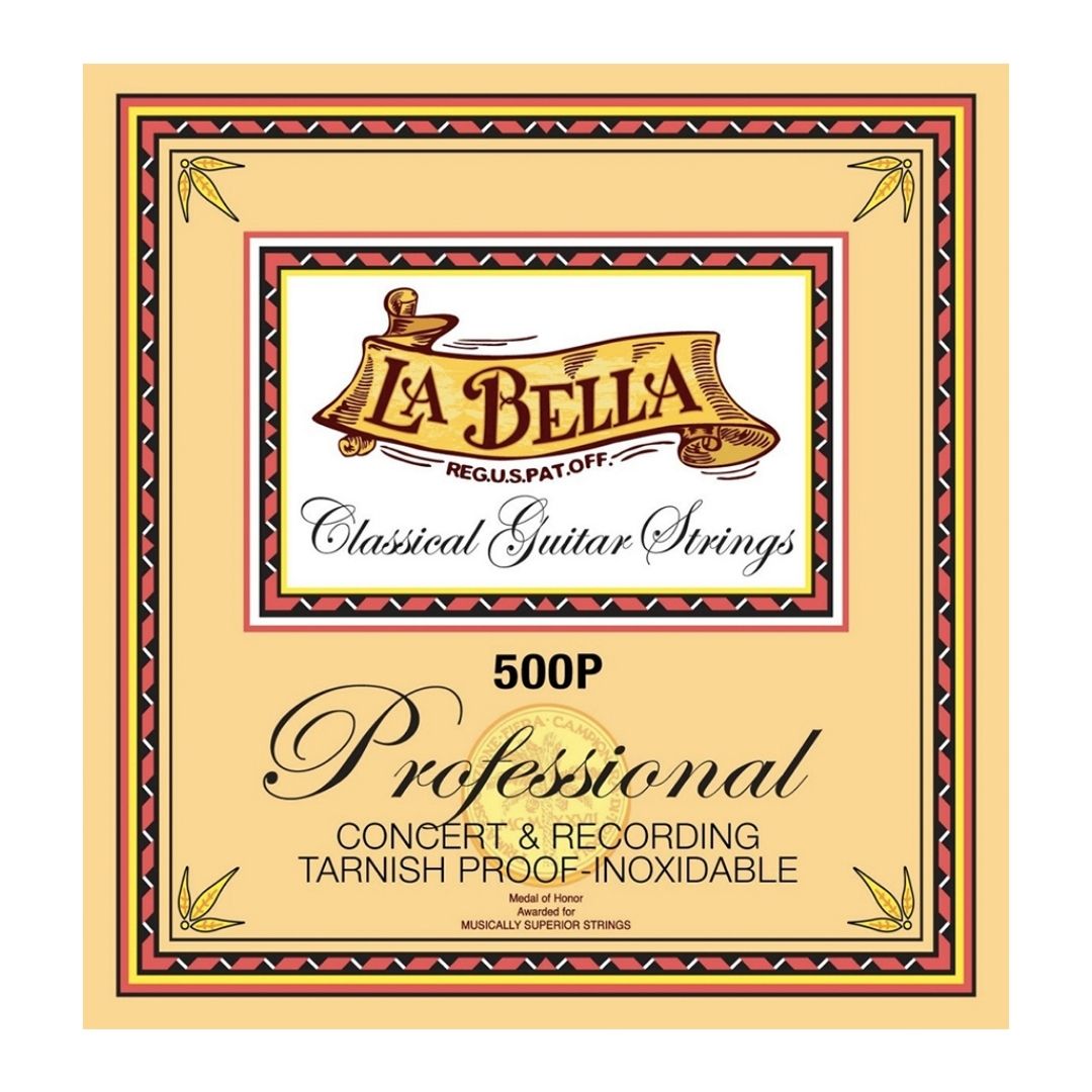 CUERDAS GUITARRA CLASICA LA BELLA 500P PROFESSIONAL RECORDING CONCERT