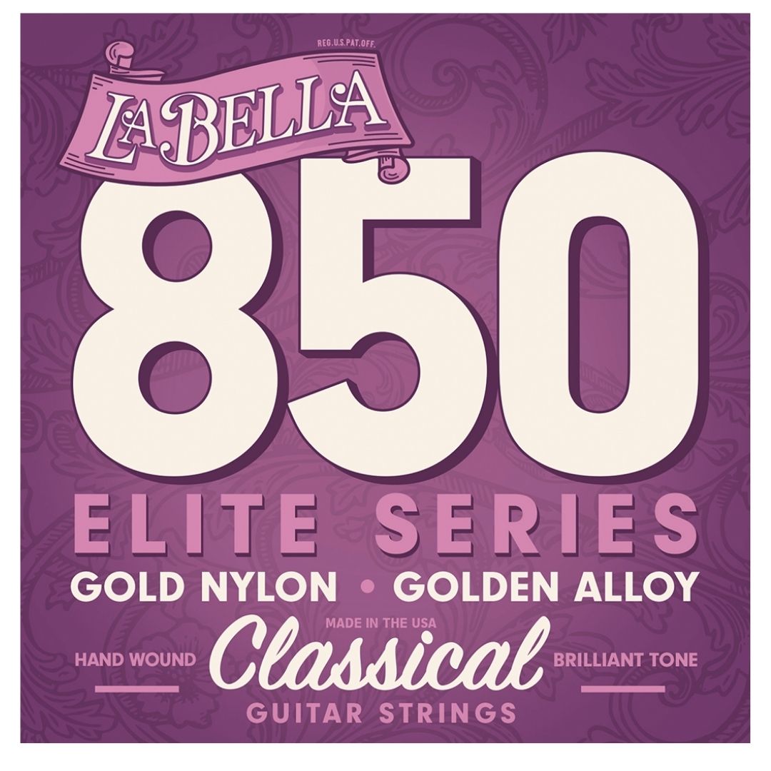 CUERDAS GUITARRA CLASICA ELITE GOLD 850 NYLON
