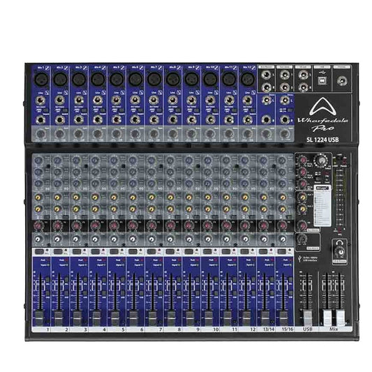 CONSOLA ANALOGA SL1224 16 CANALES 12MONO/2