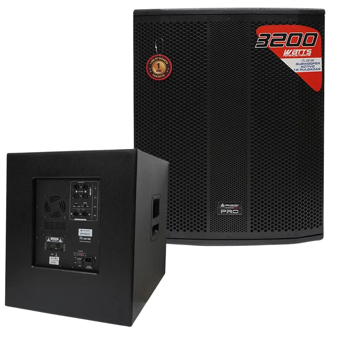 SUB BAJO AMPLIFICADO ITALY AUDIO ITL-SB18M