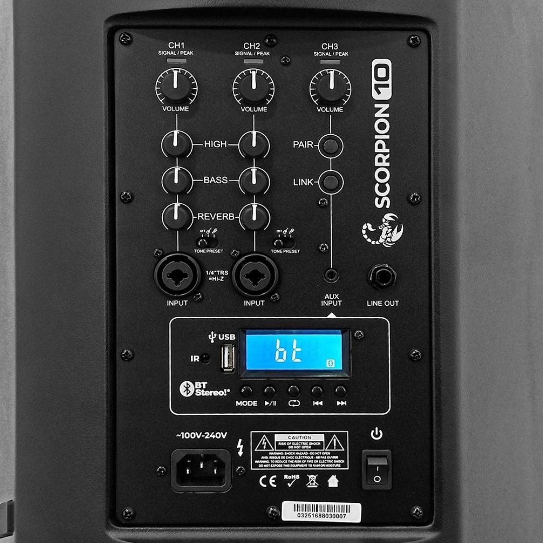 PARLANTE RECARCABLE ULTRA SOUD SCORPION 10