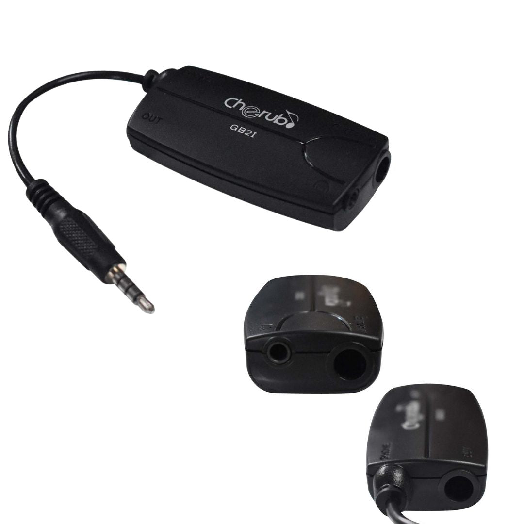 INTERFAZ GUITARRA/BAJO PARA IPHONE-AMPLIFICADOR
