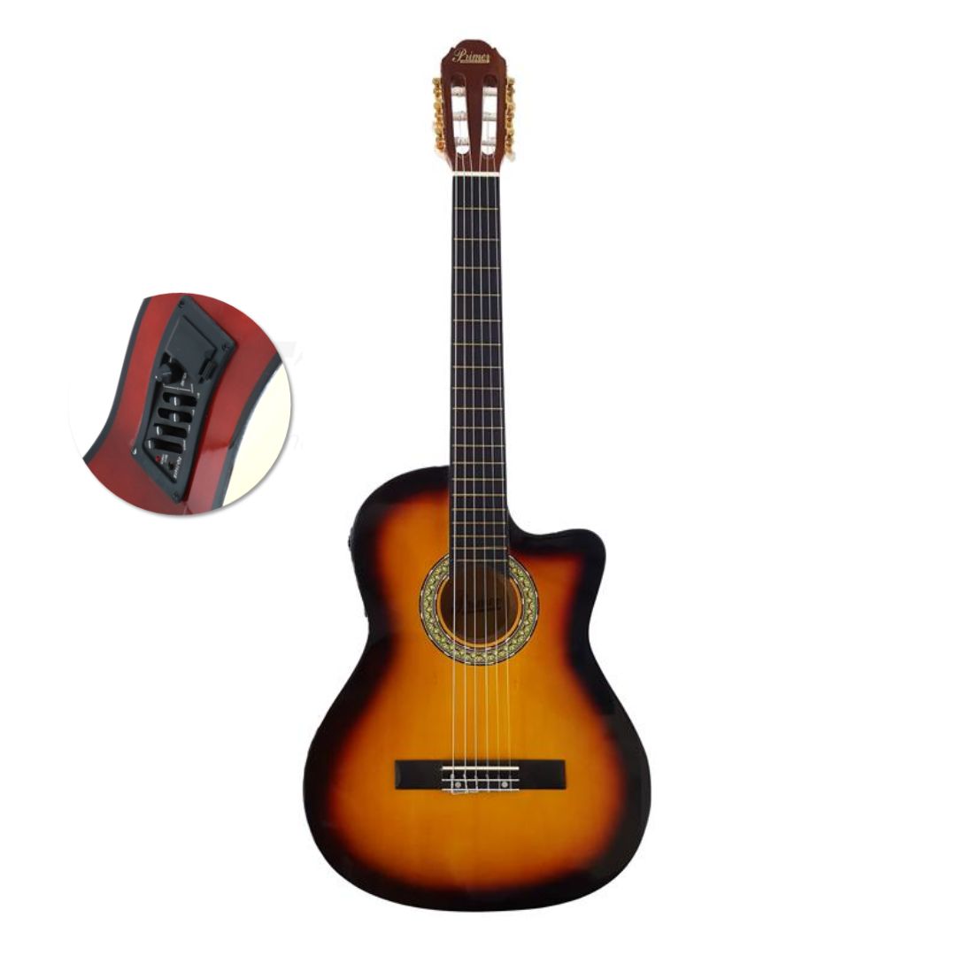 GUITARRA ELECTROACUSTICA PCG-12CEQ #49 AMARILLO TR