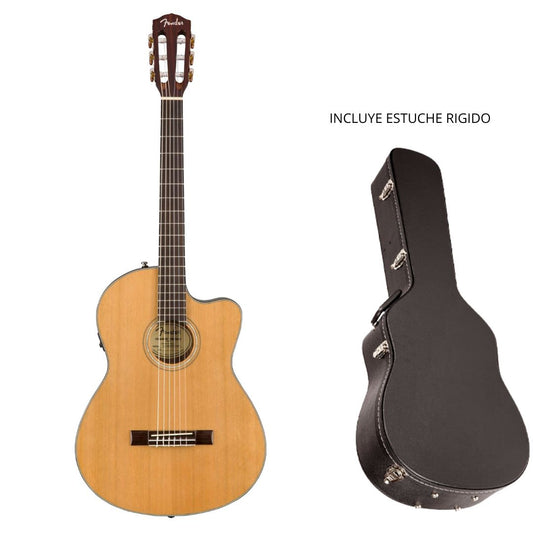 GUITARRA FENDER ELECTROACUSTICA NAT CN-140SCE