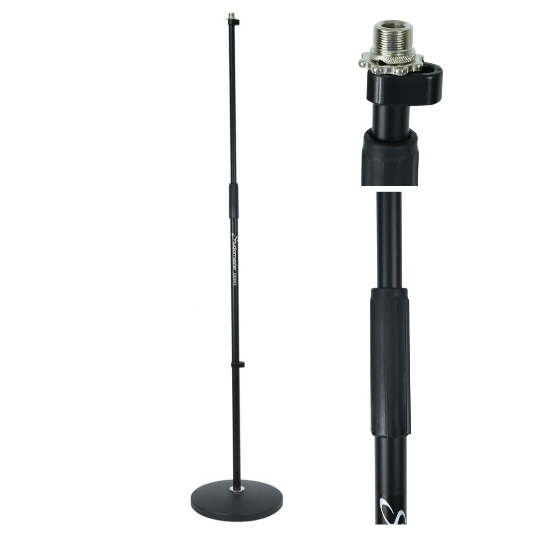 PEDESTAL P/MICROFONO C/BASE REDONDA Pro