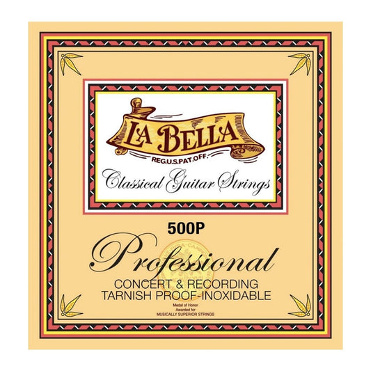 CUERDAS GUITARRA CLASICA LA BELLA 500P PROFESSIONAL RECORDING CONCERT