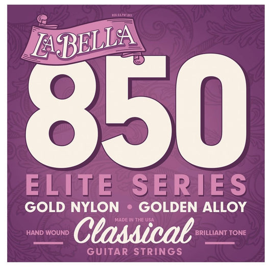 CUERDAS GUITARRA CLASICA ELITE GOLD 850 NYLON