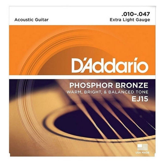 CUERDA JUEGO ACUSTICA DADDARIO EJ15