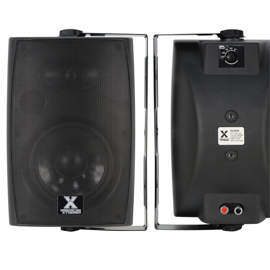 CAJA PASIVA 6.5  150W P/EXTERIOR NEGRO