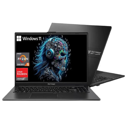 NOTEBOOK ASUS VIVOBOOK GO 15 E1504FA-WS51 /RYZEN 5 /DDR5 8GB / SSD 512GB /15.6″ /WIN11 /BLACK